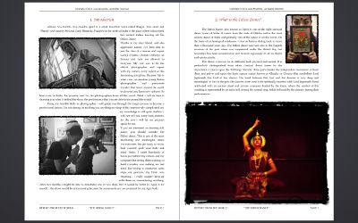 Report: The Odissi Dance (example page)